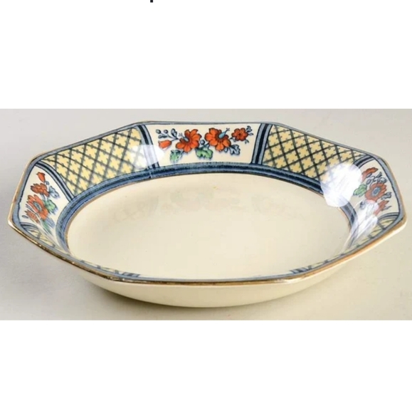 Set of 12 Lowestoft Bowls by John Maddock and Sons Fine Porcelain England - Picture 5 of 6